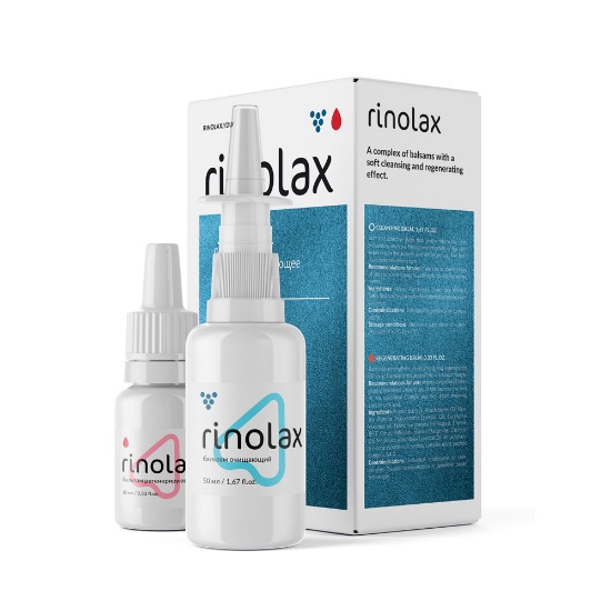 2 balsami per il naso con azione detergente e correttiva Rinolax
