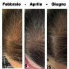 Spray per capelli con peptidi